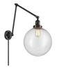 Beacon - 1 Light - 12 inch - Matte Black - Swing Arm (238-BK-G204-12)