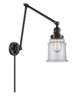 Canton - 1 Light - 6 inch - Matte Black - Swing Arm (238-BK-G182-LED)