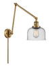 Bell - 1 Light - 8 inch - Brushed Brass - Swing Arm (238-BB-G74-LED)