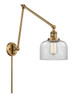 Bell - 1 Light - 8 inch - Brushed Brass - Swing Arm (238-BB-G72-LED)