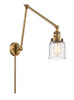 Bell - 1 Light - 8 inch - Brushed Brass - Swing Arm (238-BB-G513-LED)