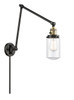 Dover - 1 Light - 5 inch - Black Antique Brass - Swing Arm (238-BAB-G312)