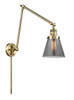 Cone - 1 Light - 8 inch - Antique Brass - Swing Arm (238-AB-G63)