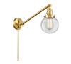 Beacon - 1 Light - 6 inch - Satin Gold - Swing Arm (237-SG-G202-6)