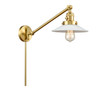 Halophane - 1 Light - 9 inch - Satin Gold - Swing Arm (237-SG-G1)