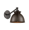 Adirondack - 1 Light - 8 inch - Oil Rubbed Bronze - Sconce (317-1W-OB-M14-OB)