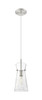 Nicole - 1 Light - 8 inch - Brushed Satin Nickel - Cord hung - Pendant (385-1P-SN-G385-6CL)