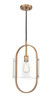 Pelham - 1 Light - 10 inch - Brushed Brass - Cord hung - Mini Pendant (371-1P-BB-CL-LED)