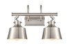 Provin - 2 Light - 19 inch - Brushed Satin Nickel - Bath Vanity Light (370-2W-SN-M)