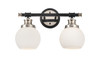 Saybrook - 2 Light - 16 inch - Black Polished Nickel - Bath Vanity Light (340-2W-BPN-G3401-6)