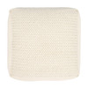 Fernandos 24 in W Square Woven Pouffe, Cream, Ivory (5536984)