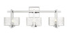 Striate - 3 Light - 24 inch - Polished Chrome - Bath Vanity Light (312-3W-PC-CL-LED)