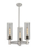 Crown Point - 3 Light - 18 inch - Satin Nickel - Pendant (434-3CR-SN-G434-12SM)