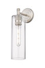 Crown Point - 1 Light - 5 inch - Satin Nickel - Sconce (434-1W-SN-G434-12CL)