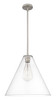 Crown Point - 1 Light - 16 inch - Satin Nickel - Pendant (434-1S-SN-GBC-162)