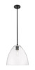 Crown Point - 1 Light - 12 inch - Matte Black - Pendant (434-1S-BK-GBD-122)