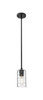 Crown Point - 1 Light - 5 inch - Matte Black - Pendant (434-1S-BK-G434-7DE)