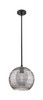 Crown Point - 1 Light - 10 inch - Matte Black - Pendant (434-1S-BK-G1213-10SM)