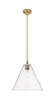 Crown Point - 1 Light - 12 inch - Brushed Brass - Pendant (434-1S-BB-GBC-122)