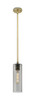 Crown Point - 1 Light - 5 inch - Brushed Brass - Pendant (434-1S-BB-G434-12SM)