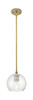 Crown Point - 1 Light - 6 inch - Brushed Brass - Pendant (434-1S-BB-G124-6)