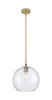 Crown Point - 1 Light - 10 inch - Brushed Brass - Pendant (434-1S-BB-G124-10)