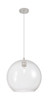 Crown Point - 1 Light - 12 inch - Satin Nickel - Pendant (434-1P-SN-G122-12)