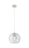 Crown Point - 1 Light - 8 inch - Polished Nickel - Pendant (434-1P-PN-G124-8)