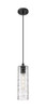 Crown Point - 1 Light - 5 inch - Matte Black - Pendant (434-1P-BK-G434-12DE)
