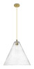 Crown Point - 1 Light - 16 inch - Brushed Brass - Pendant (434-1P-BB-GBC-164)