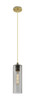 Crown Point - 1 Light - 5 inch - Brushed Brass - Pendant (434-1P-BB-G434-12SM)