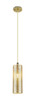 Crown Point - 1 Light - 5 inch - Brushed Brass - Pendant (434-1P-BB-G434-12ME)