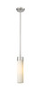 Empire - 1 Light - 3 inch - Satin Nickel - Pendant (429-1S-SN-G429-11WH)
