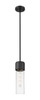 Bolivar - 1 Light - 5 inch - Matte Black - Pendant (428-1S-BK-G428-12SDY)