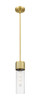 Bolivar - 1 Light - 5 inch - Brushed Brass - Pendant (428-1S-BB-G428-12SDY)