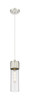Bolivar - 1 Light - 5 inch - Satin Nickel - Pendant (428-1P-SN-G428-12CL)