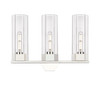 Claverack - 3 Light - 22 inch - Polished Nickel - Bath Vanity Light (427-3W-PN-G427-14CL)