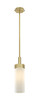 Claverack - 1 Light - 6 inch - Brushed Brass - Pendant (427-1S-BB-G427-14WH)