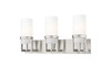 Utopia - 3 Light - 5 inch - Satin Nickel - Bath Vanity Light (426-3W-SN-G426-8WH)