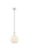 Astor - 1 Light - 10 inch - Brushed Satin Nickel - Mini Pendant (415-1SR-SN-G121-10)
