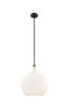 Astor - 1 Light - 14 inch - Matte Black - Pendant (415-1SR-BK-G121-14)