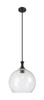 Astor - 1 Light - 14 inch - Matte Black - Pendant (415-1S-BK-G124-14)