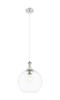 Astor - 1 Light - 12 inch - Brushed Satin Nickel - Cord hung - Mini Pendant (415-1PR-SN-G122-12)