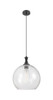 Astor - 1 Light - 14 inch - Matte Black - Cord hung - Pendant (415-1P-BK-G122-14)