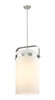 Pilaster - 4 Light - 12 inch - Satin Nickel - Pendant (413-4SL-SN-G413-4S-12WH)