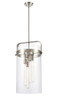 Pilaster - 4 Light - 12 inch - Satin Nickel - Pendant (413-4SL-SN-G413-4S-12CL)