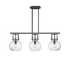 Newton Sphere - 3 Light - 42 inch - Matte Black - Island Light (411-3I-BK-G410-10SDY)