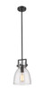 Newton Bell - 1 Light - 8 inch - Matte Black - Mini Pendant (411-1SS-BK-G412-8SDY)