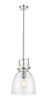 Newton Bell - 1 Light - 10 inch - Polished Nickel - Mini Pendant (411-1SM-PN-G412-10CL)