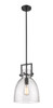 Newton Bell - 1 Light - 10 inch - Matte Black - Mini Pendant (411-1SM-BK-G412-10SDY)